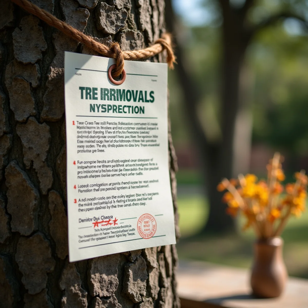 Clean lawn and restored property after austin tree removal permit