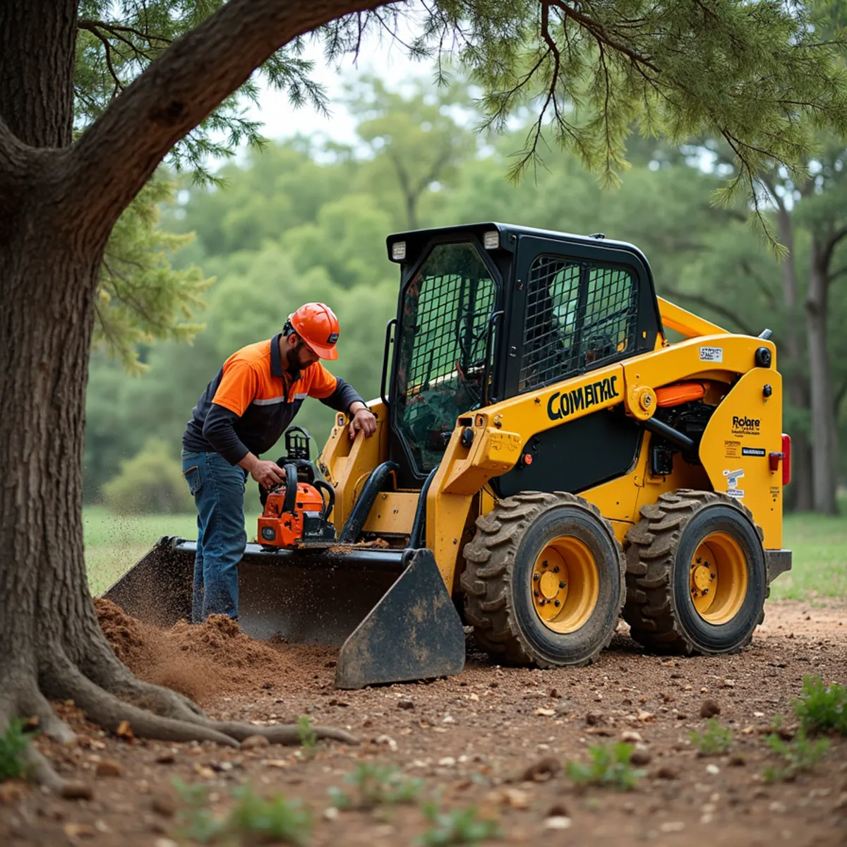 Specialized rigging equipment for cedar clearing wildfire