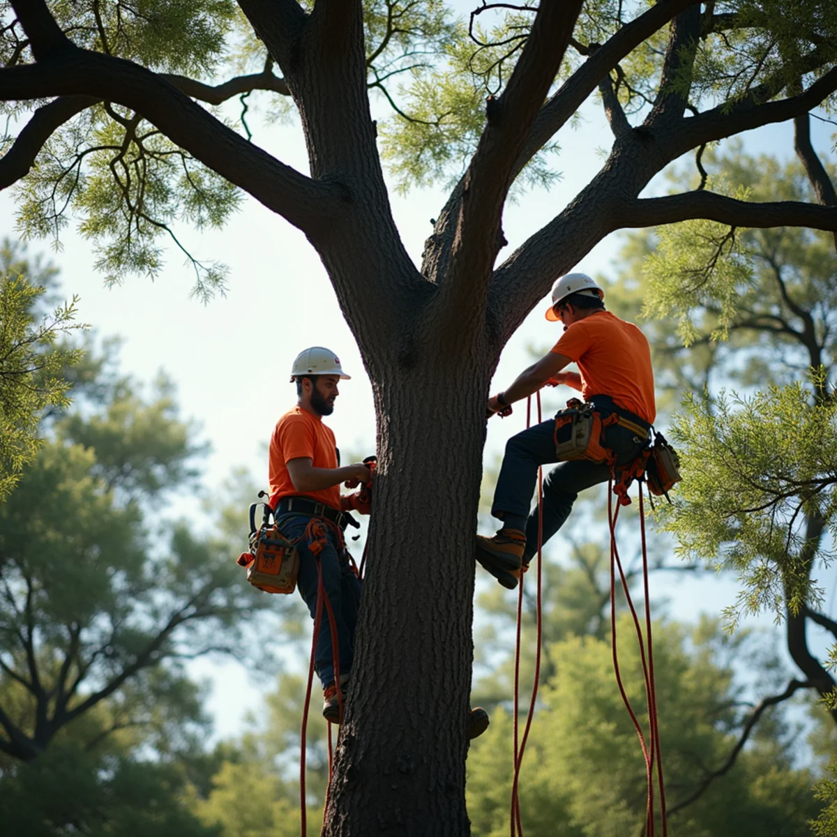 Cedar Clearing for Wildfire Defensible Space in the Hill Country