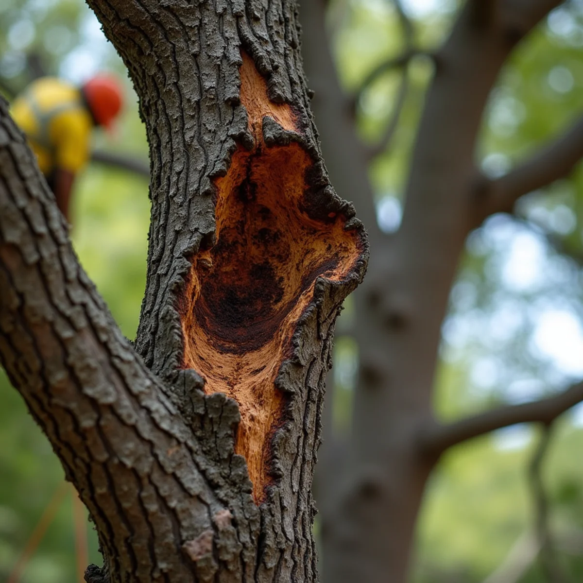 Hazardous & Dead Tree Removal safety equipment and site protection