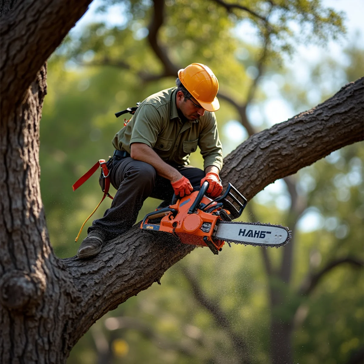 Emergency storm debris chipping and yard cleanup in Buda TX