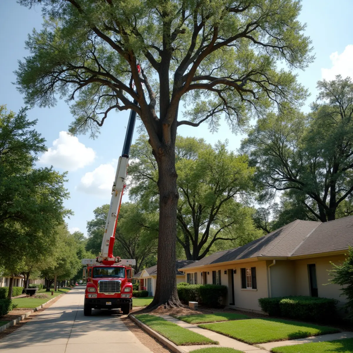 Tree removal and crane rigging in Jollyville TX